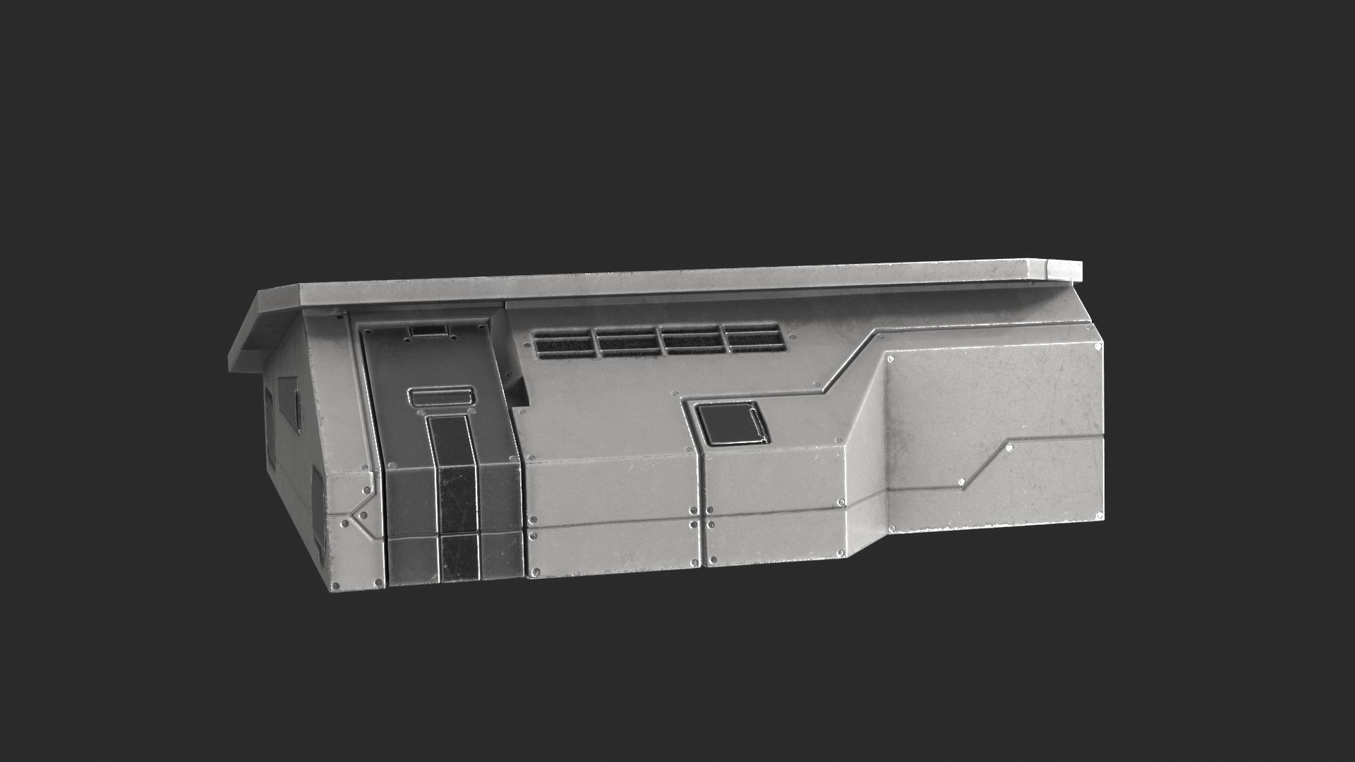 Sci Fi Scanner Display Low-poly 3D model_15