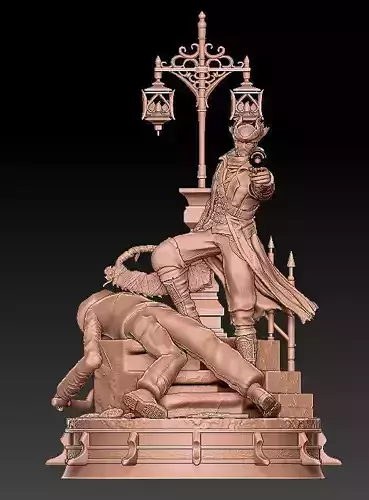 the hunter bloodborne cover