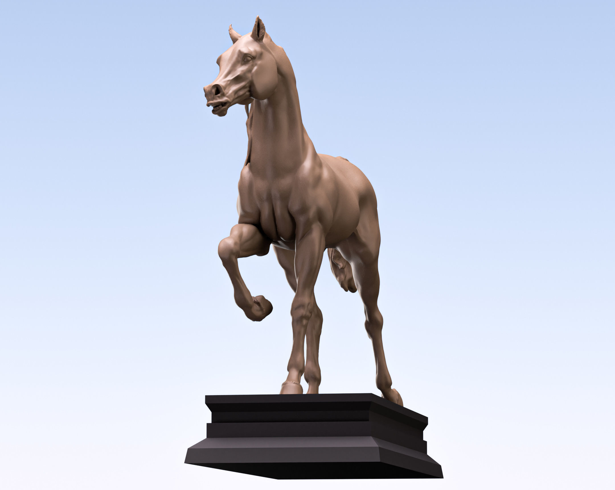 Arabian horse 2 3D print model_1