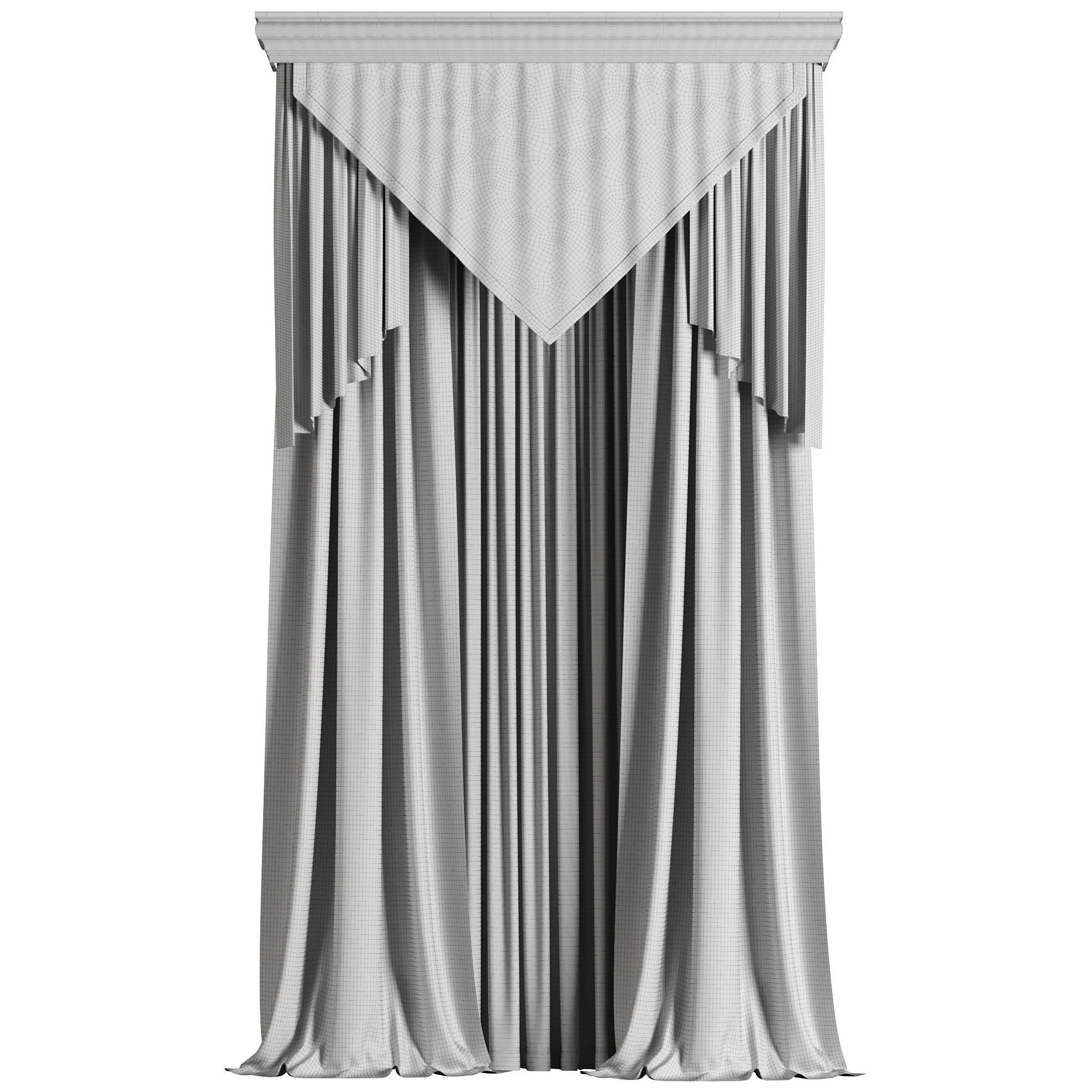 Curtain 020 3D model_1