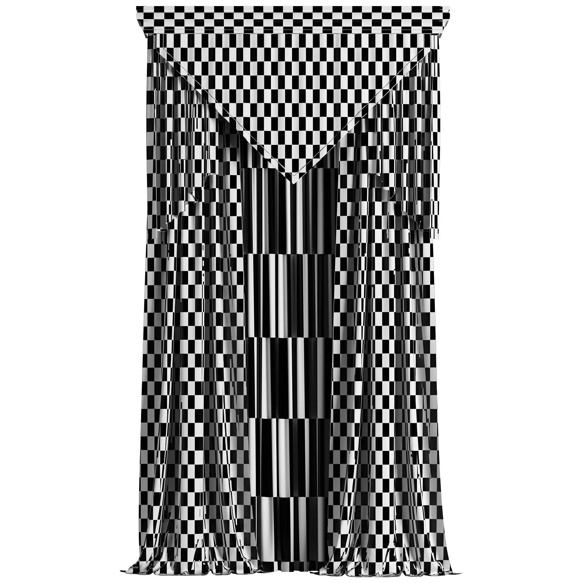 Curtain 020 3D model_0