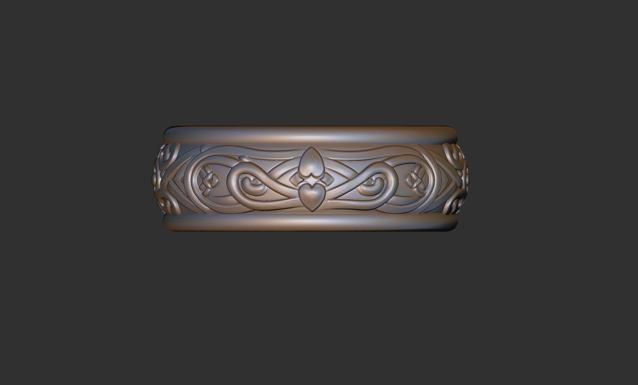 Celtic Ring 008 3D print model_1