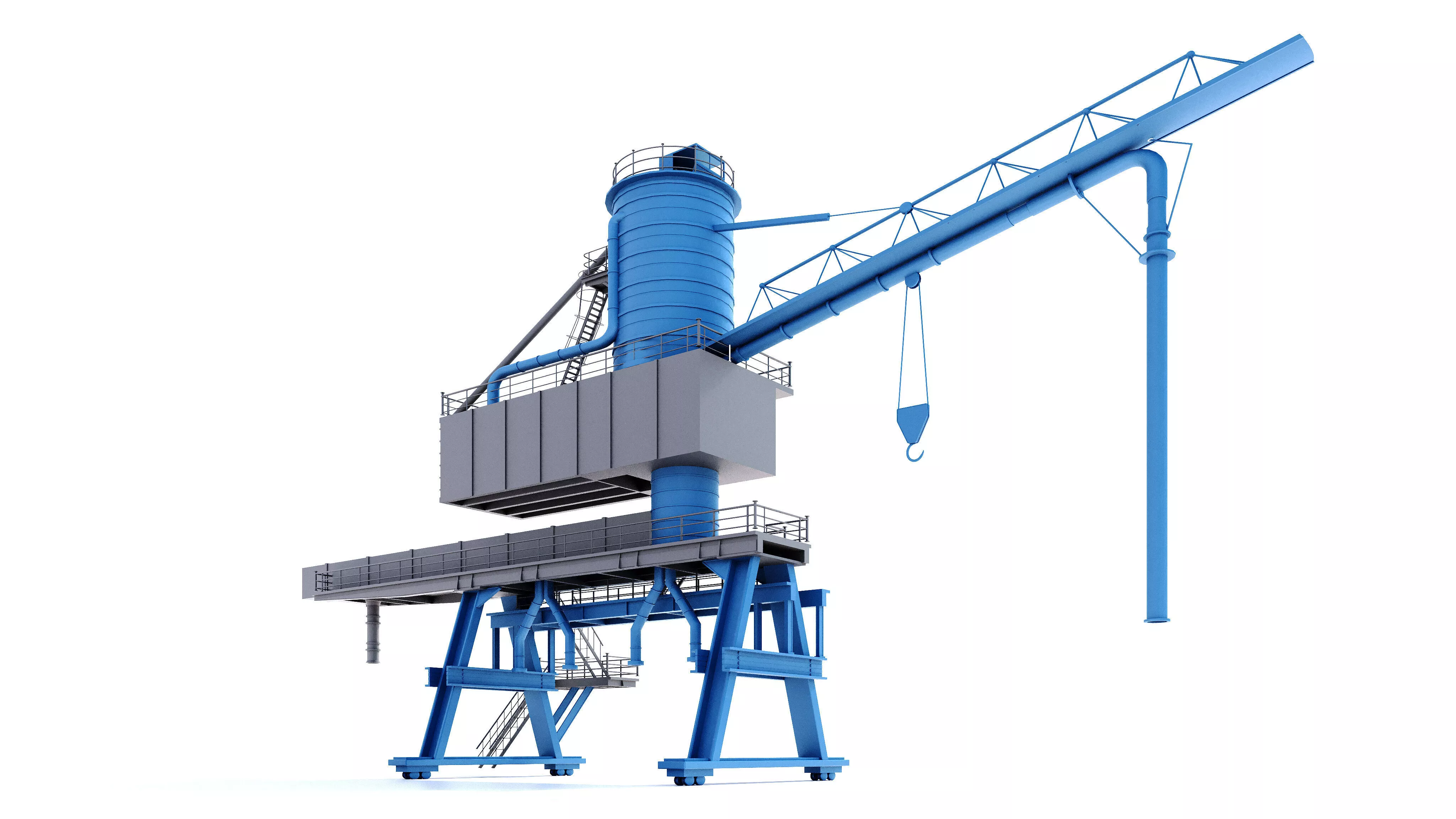 Port Grain Machine 3D model