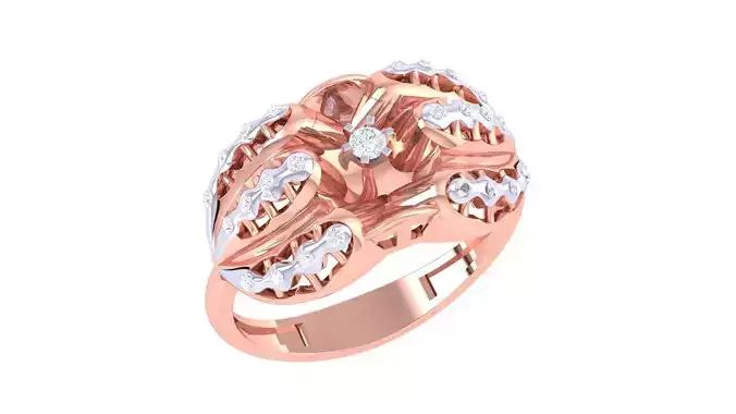 High Jewelry Diamond Ring 3dm renders