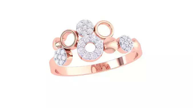 High Jewelry Diamond Ring 3dm renders