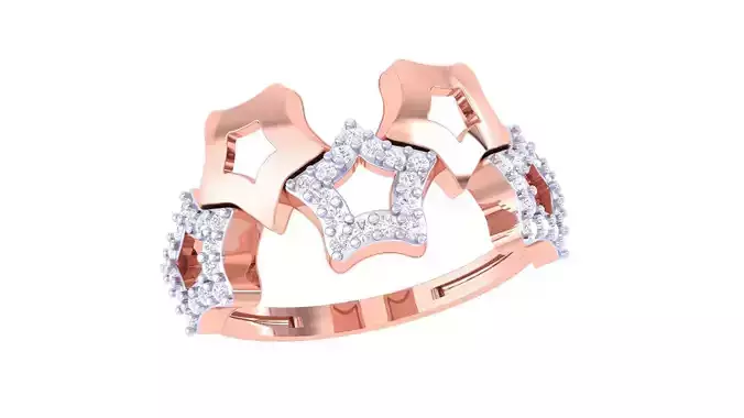 High Jewelry Diamond Ring 3dm renders
