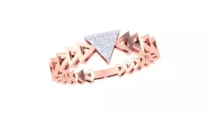 Women Band Ring 3dm render