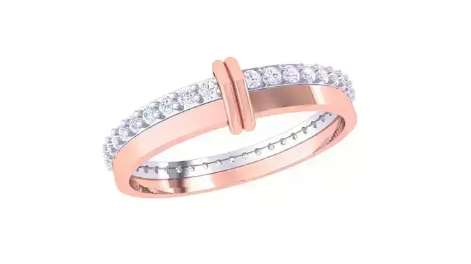 Women Band Ring 3dm render