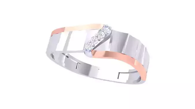Women Band Ring 3dm render