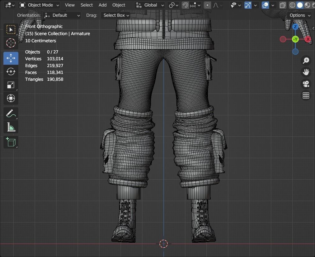 Scifi Character - Cyberpunk Cybersurge Low-poly 3D model_9