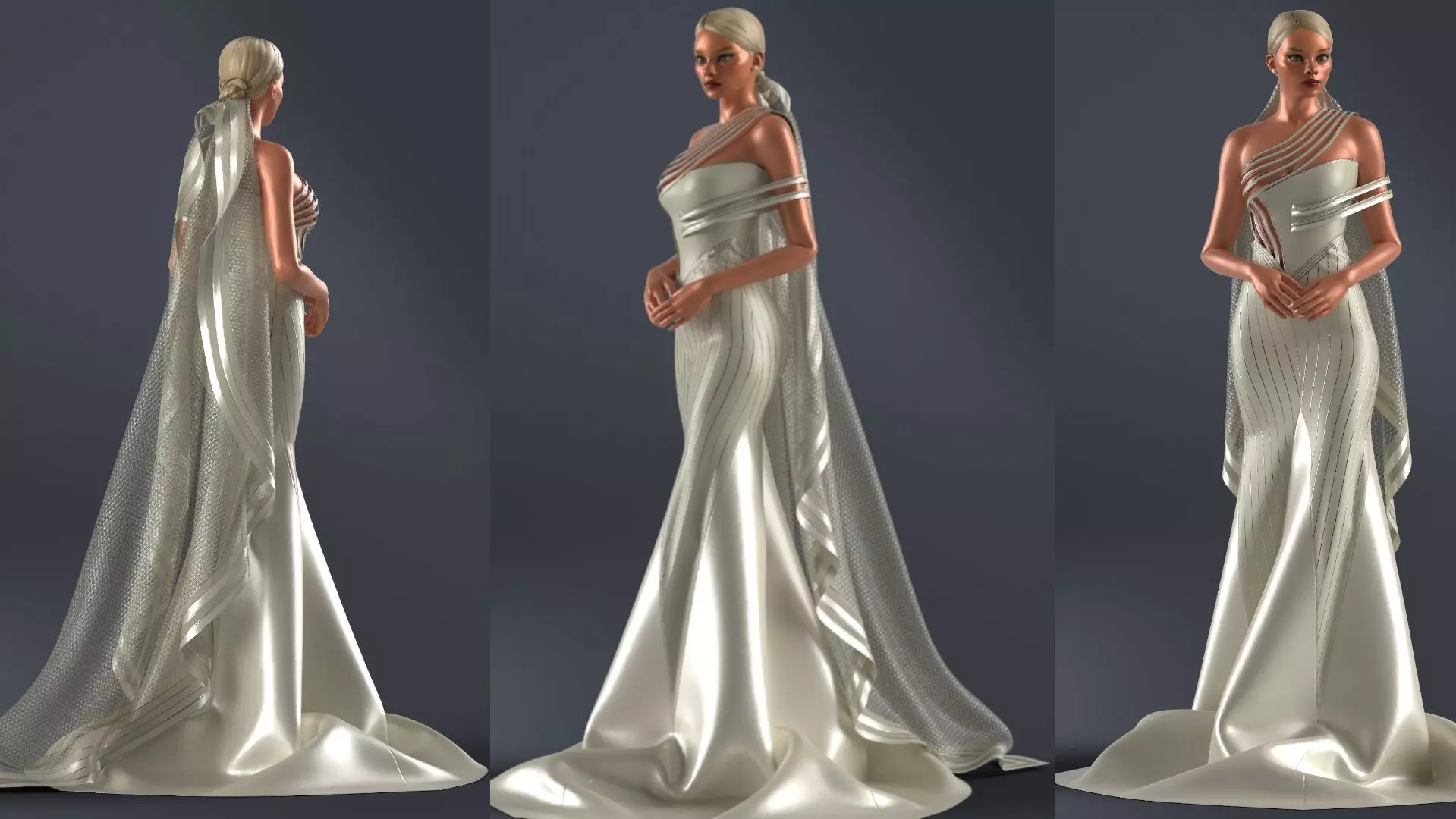 bride 3D model
