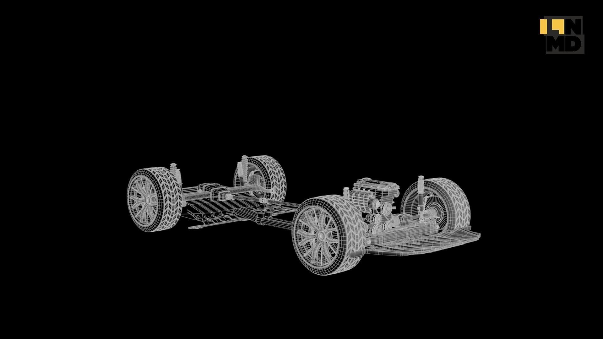 Pack of generic futuristic cars with different doors  3D model_62