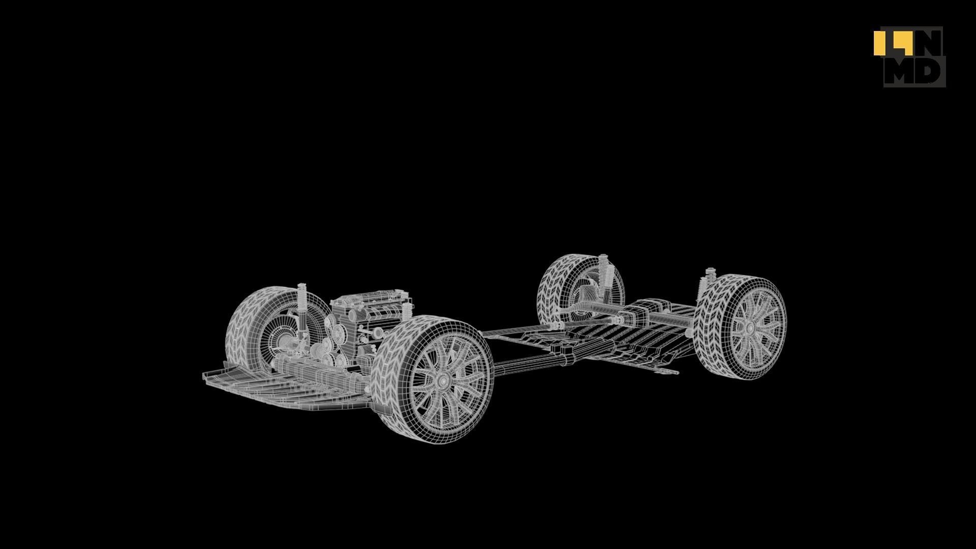 Pack of generic futuristic cars with different doors  3D model_61