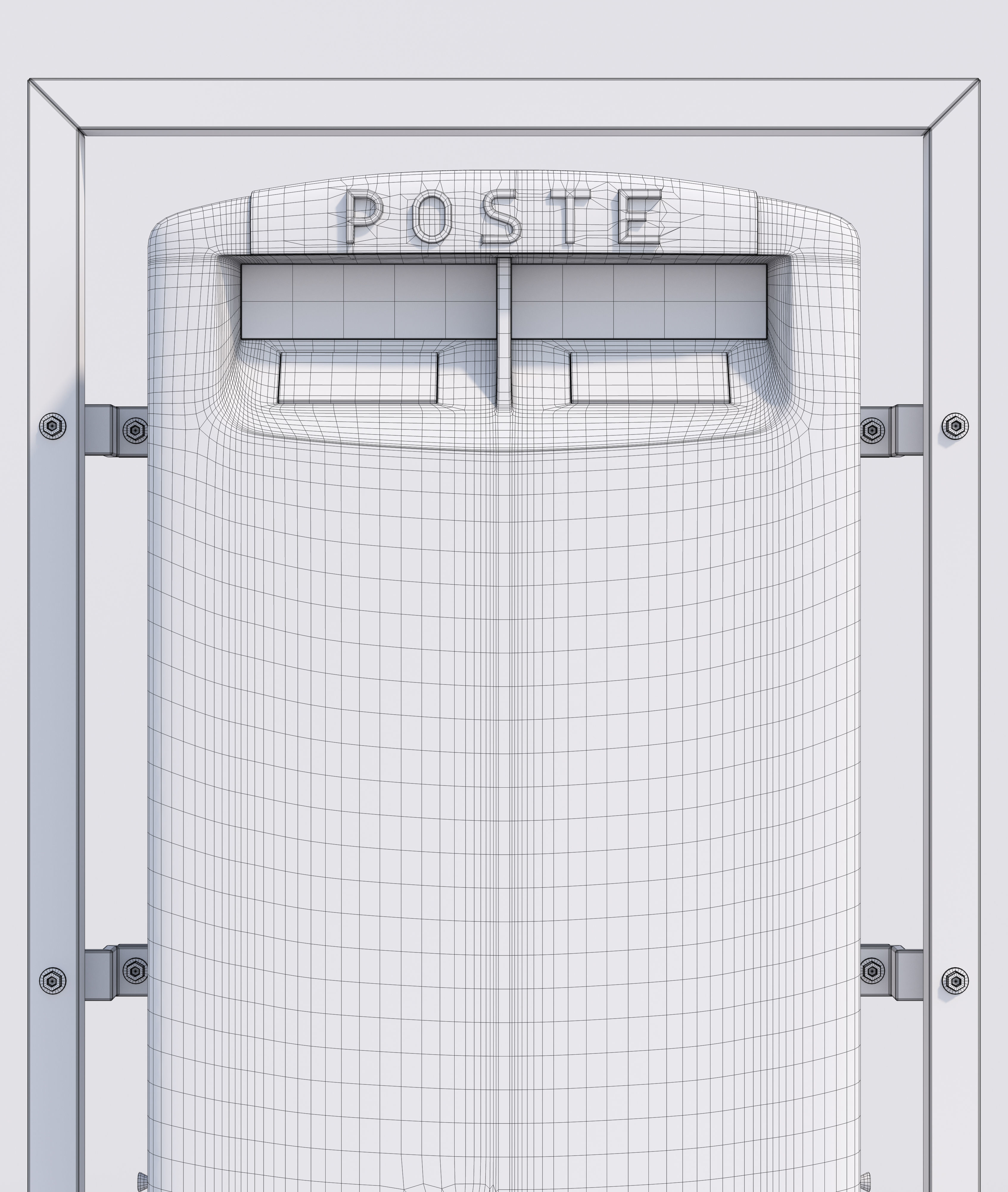 Mailbox high quality 3d model 3D model_7