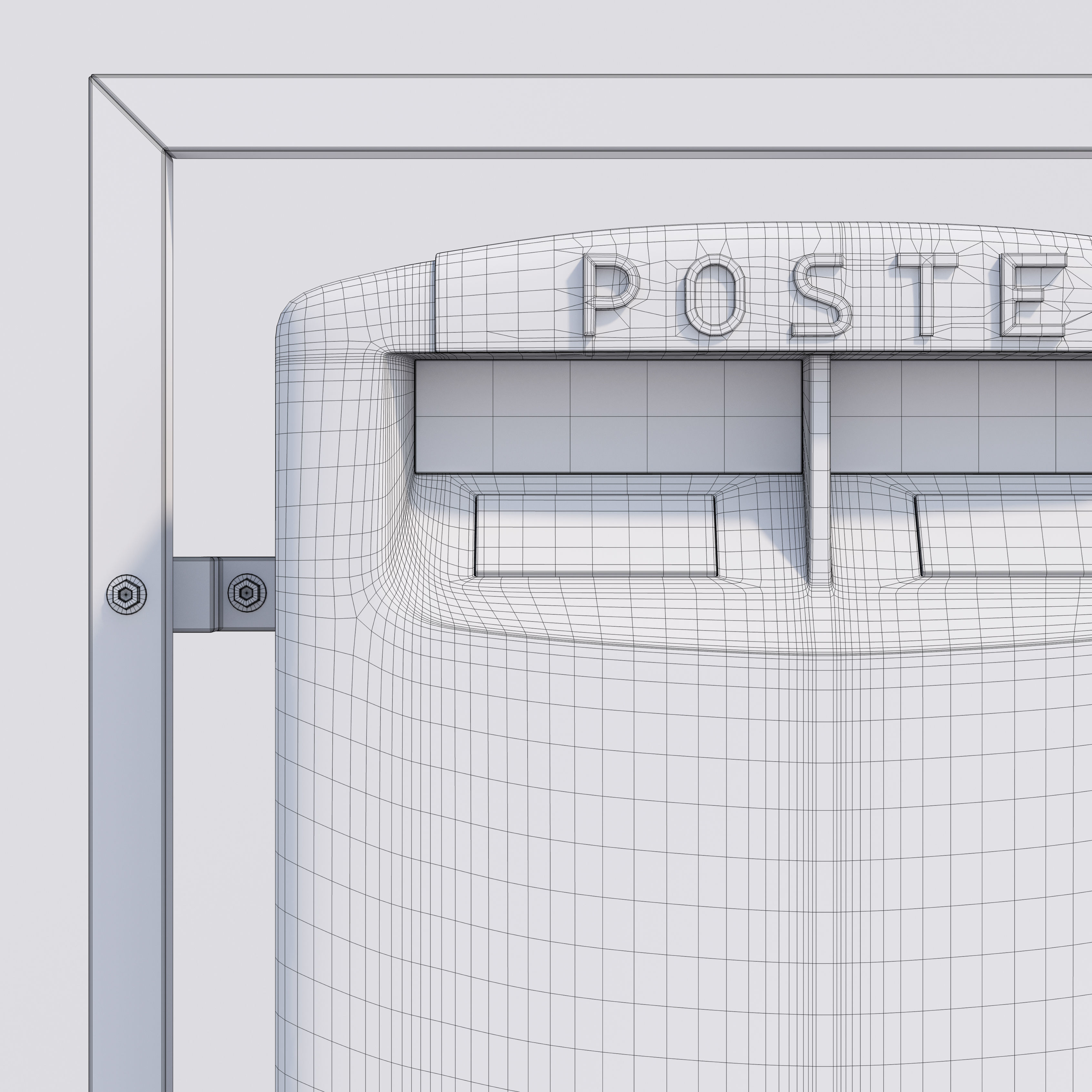 Mailbox high quality 3d model 3D model_9