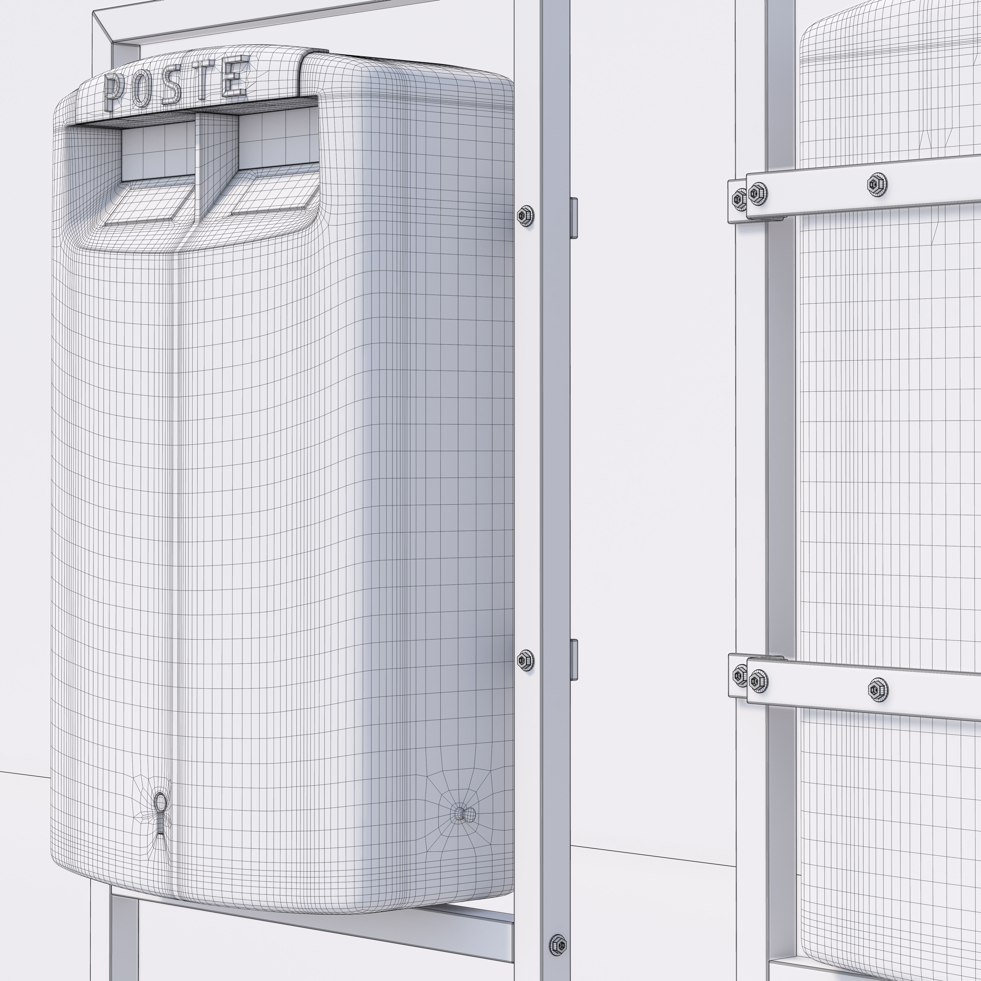 Mailbox high quality 3d model 3D model_13