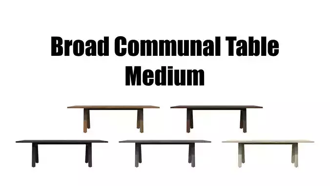 Broad Communal Table Medium