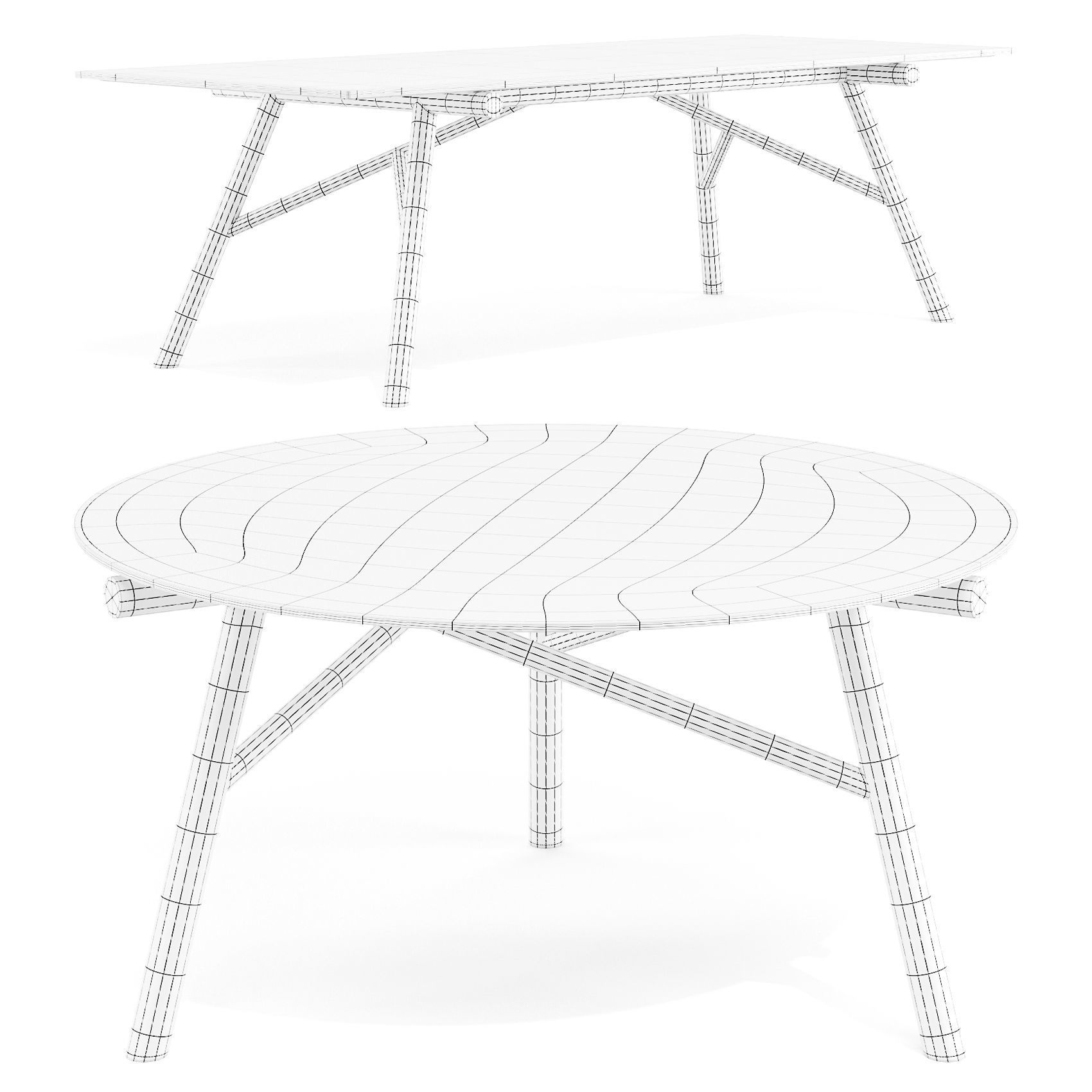 Pianca Maestro - Dining Tables 3D model_3