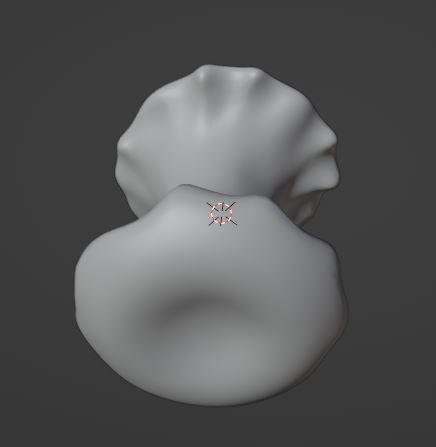A Cartoon Eaten Apple 3D model_3