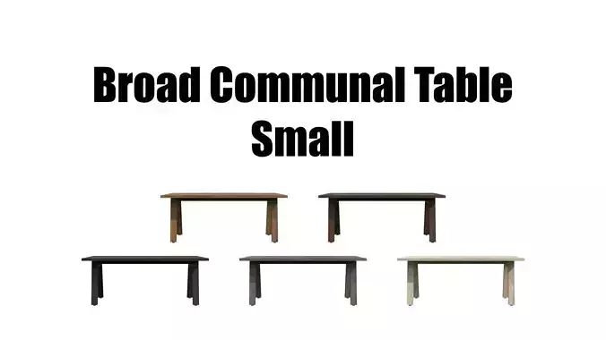 Broad Communal Table Small