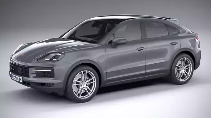 Porsche Cayenne Coupe 2024 3D model