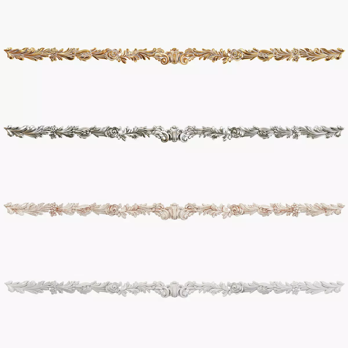 Classic carved 222 3D model_0