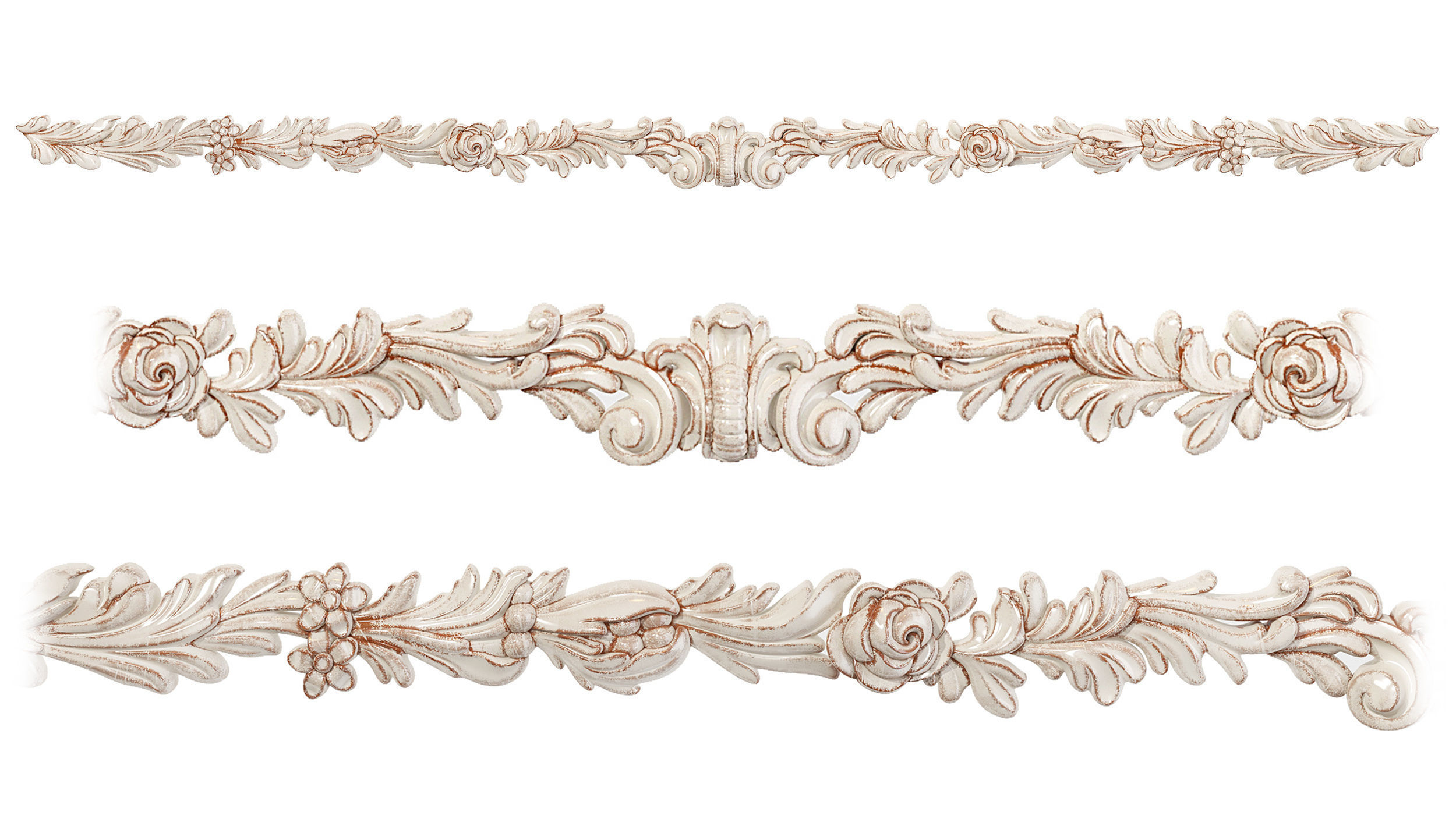 Classic carved 222 3D model_3