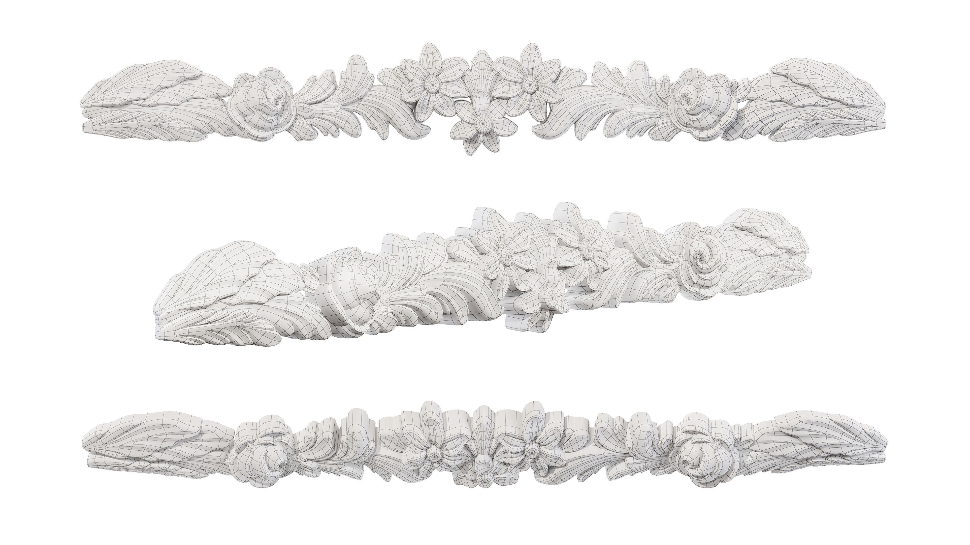 Classic carved 223 3D model_6