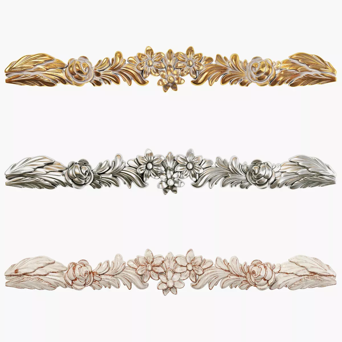 Classic carved 223 3D model_0