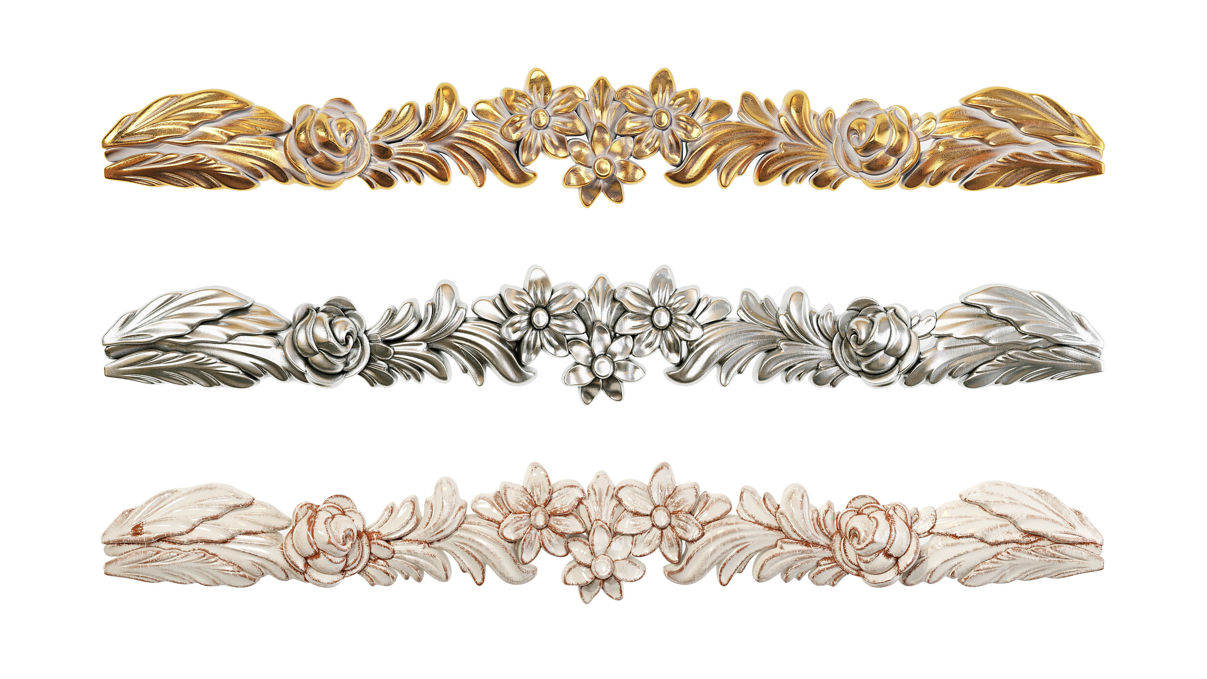 Classic carved 223 3D model_4