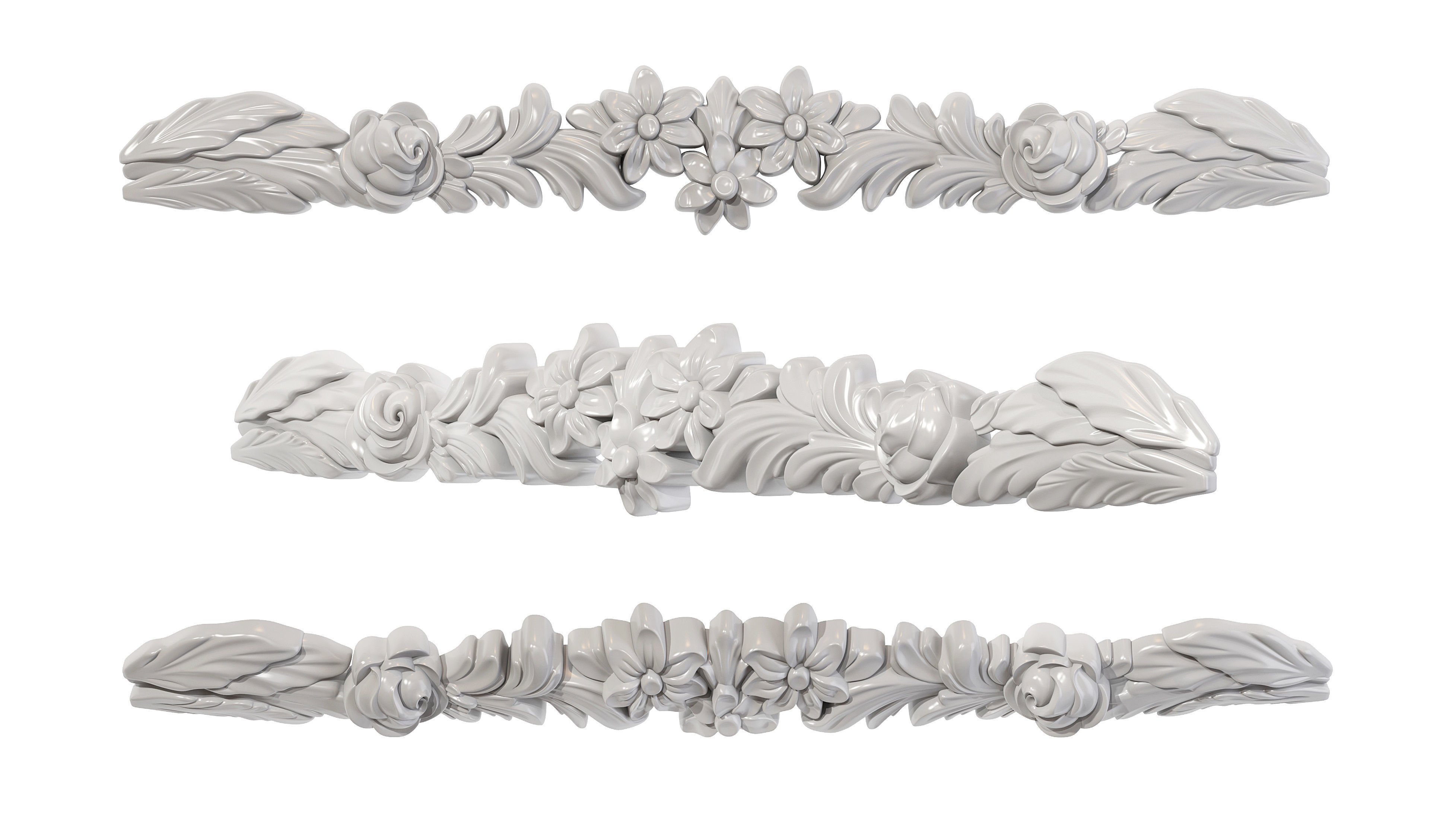 Classic carved 223 3D model_5