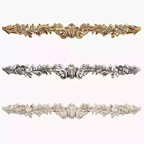 Classic carved 224 3D model