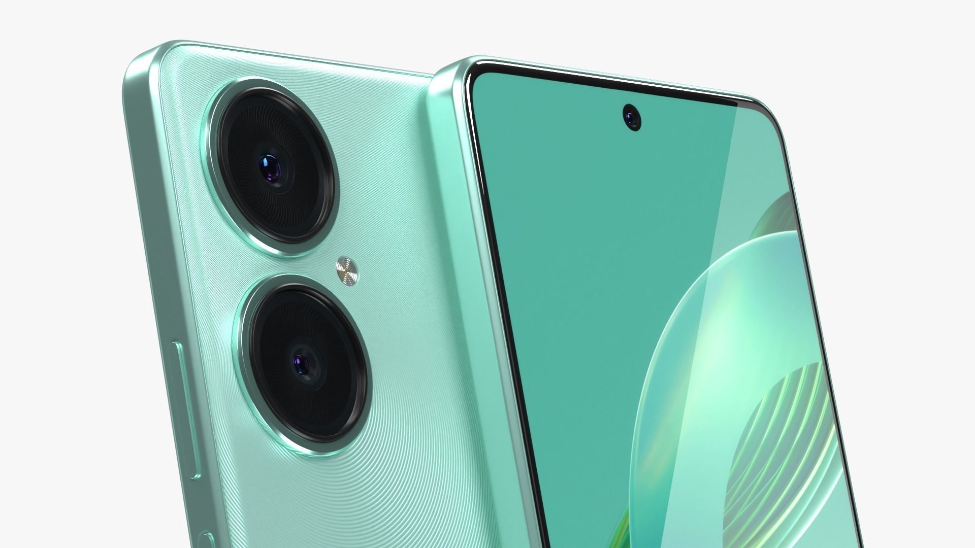 HUAWEI nova 11i Mint Green Low-poly 3D model_3