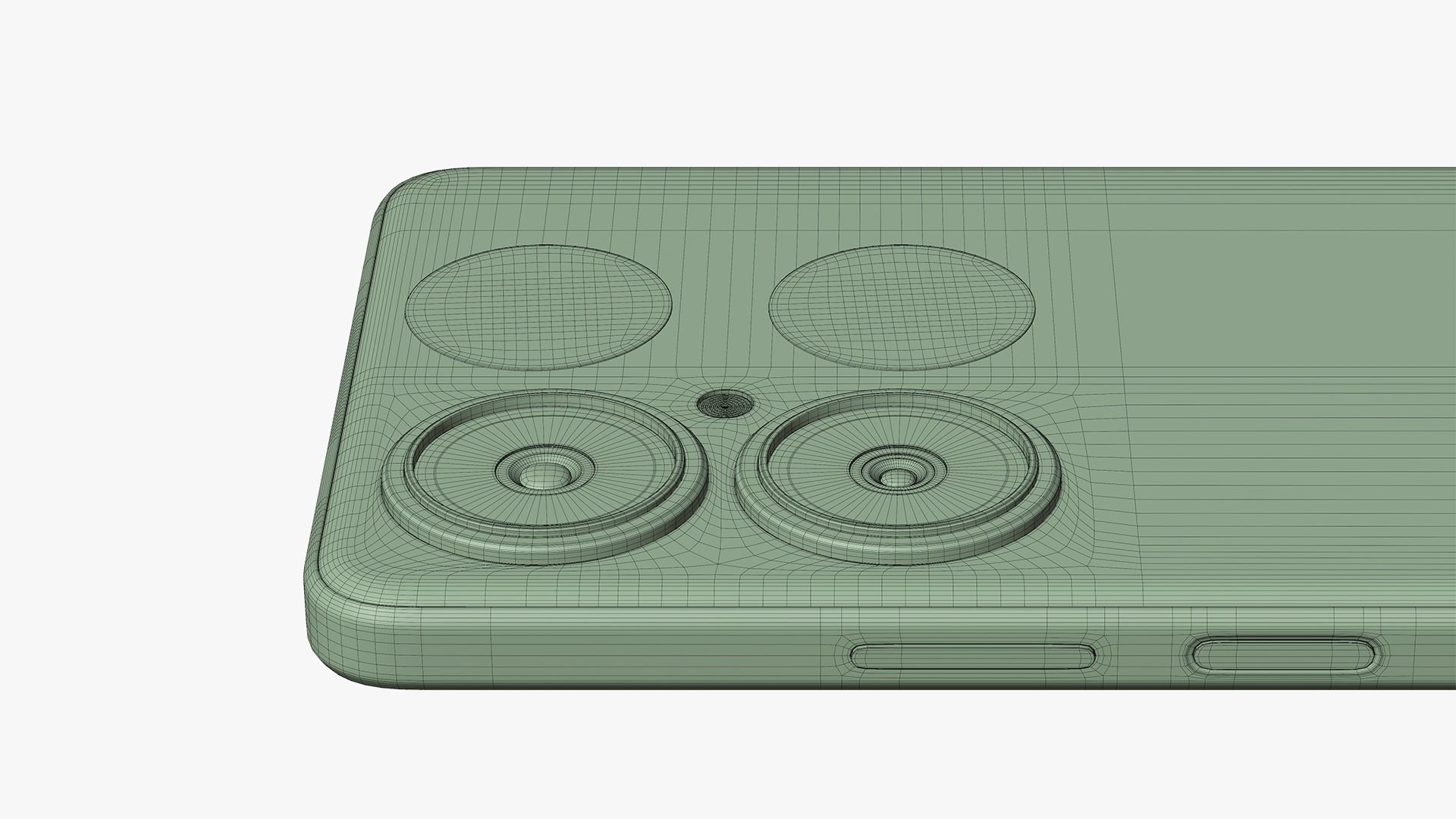 HUAWEI nova 11i Mint Green Low-poly 3D model_16