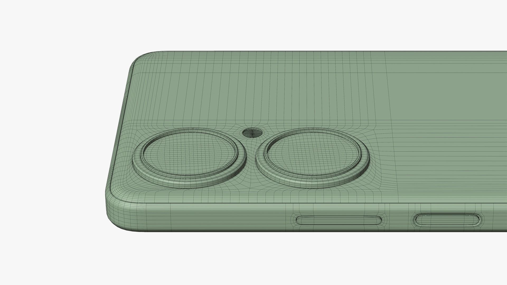 HUAWEI nova 11i Mint Green Low-poly 3D model_15