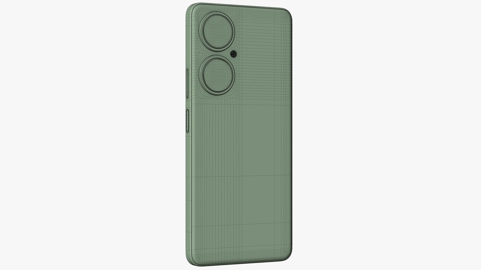HUAWEI nova 11i Mint Green Low-poly 3D model_19