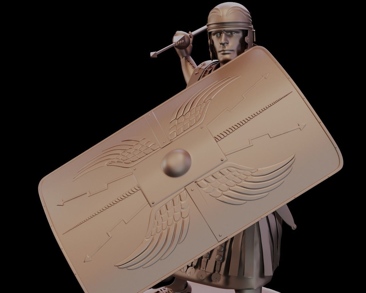 Roman Legioner 3D print model_10