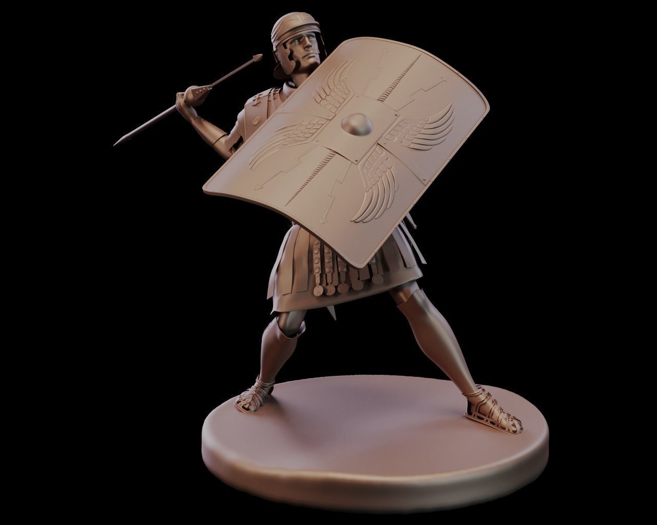 Roman Legioner 3D print model_3