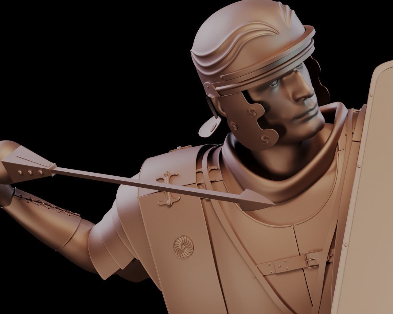 Roman Legioner 3D print model_5