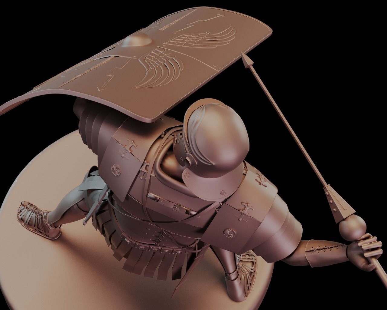 Roman Legioner 3D print model_6