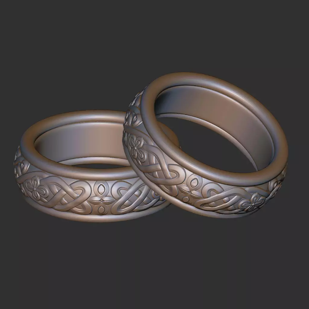 Celtic Ring 009 3D print model_0