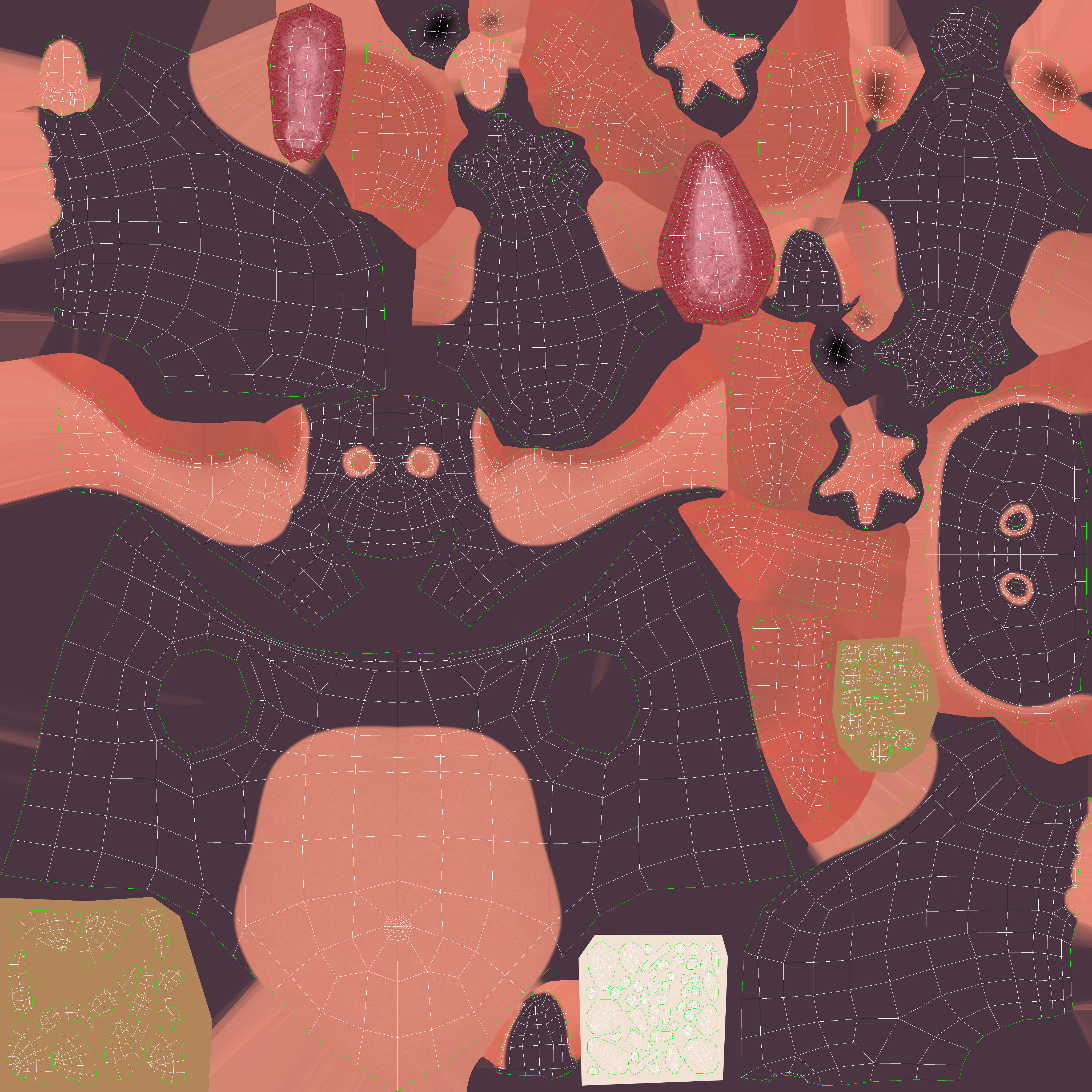 Cartoon Hippo Character 3D model_11