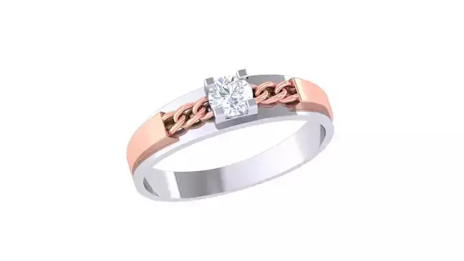 High Jewelry Solitaire Diamond Ring 3dm renders