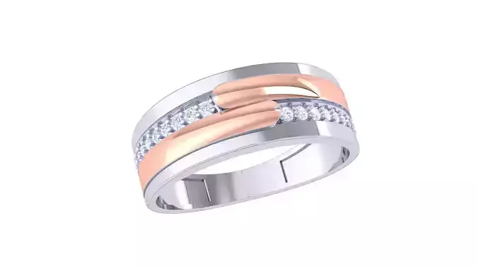 Women Band Ring 3dm render