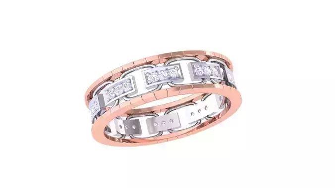 Women Band Ring 3dm render