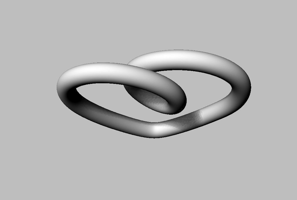 Heart Knot Necklace 3D print model_17