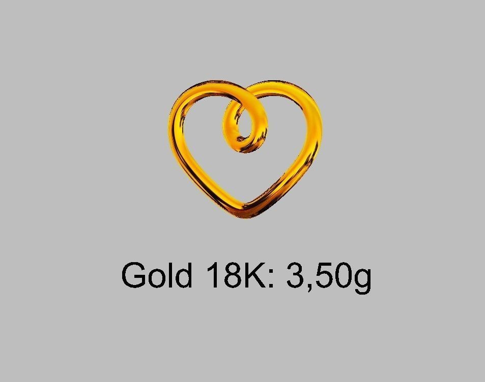 Heart Knot Necklace 3D print model_4