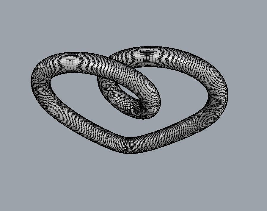 Heart Knot Necklace 3D print model_12