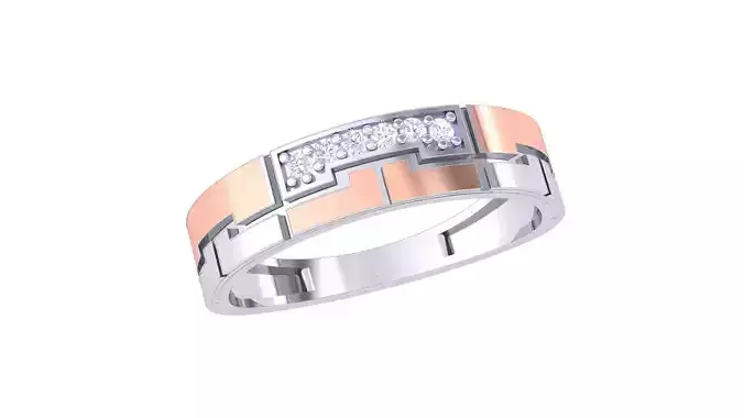 Women Band Ring 3dm render