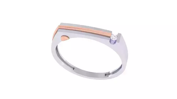 Women Band Ring 3dm render